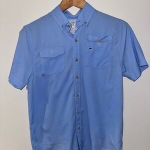 crown & ivy Light Blue Short-Sleeve Button-Down Shirt